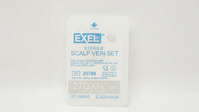 Exelint 26709 Scalp Vein Set 27G x 3/4inch (x)